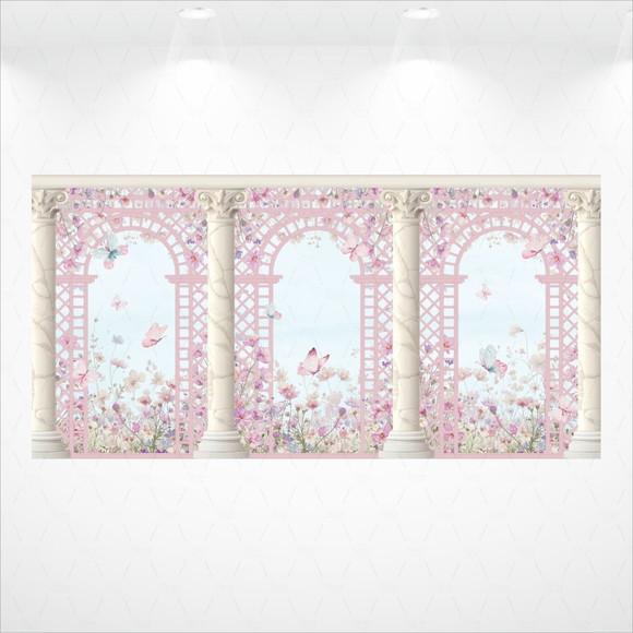 Painel Portal de Floral 6x3m