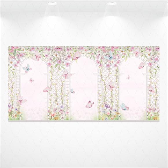 Painel Portal de Floral 6x3m