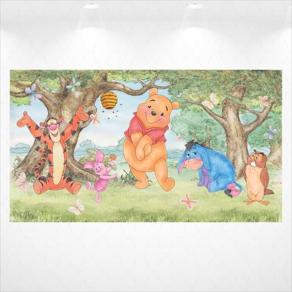 Painel Pooh e Amigos e 5x2,8m