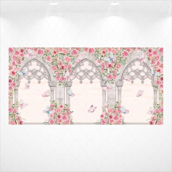 Painel Portal de Floral 6x3m