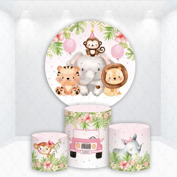 Painel Redondo + Kit Capas de Cilindros Safari