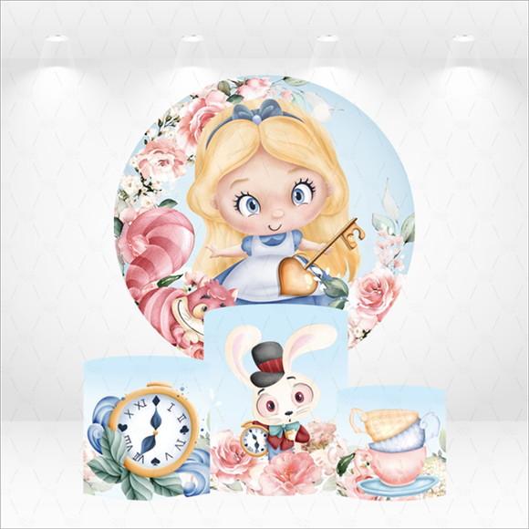 Painel Redondo + Kit de Capas de Cilindros Alice