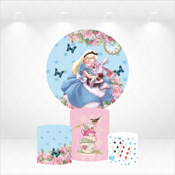 Painel Redondo + Kit de Capas de Cilindros Alice