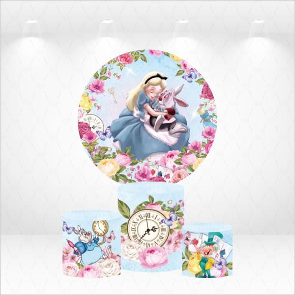 Painel Redondo + Kit de Capas de Cilindros Alice