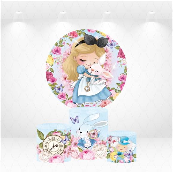 Painel Redondo + Kit de Capas de Cilindros Alice