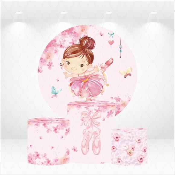 Painel Redondo + Kit de Capas de Cilindros Bailarina