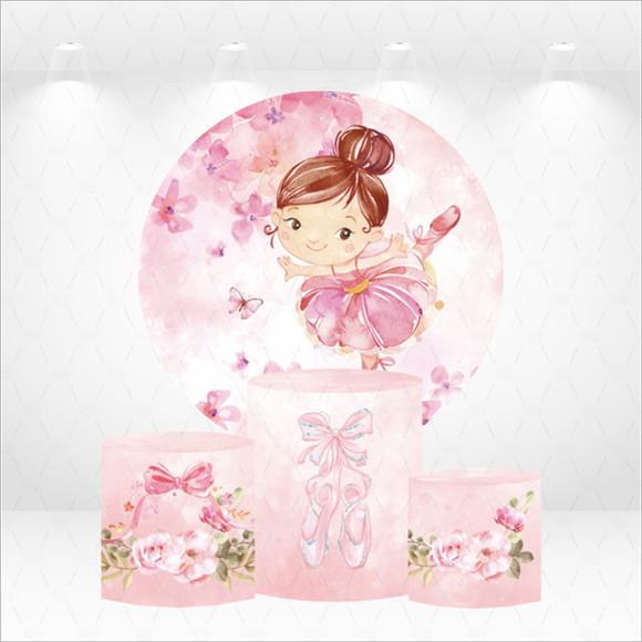Painel Redondo + Kit de Capas de Cilindros Bailarina