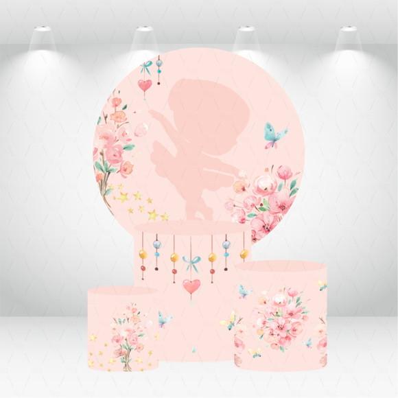 PAINEL REDONDO + KIT DE CAPAS DE CILINDROS BAILARINA