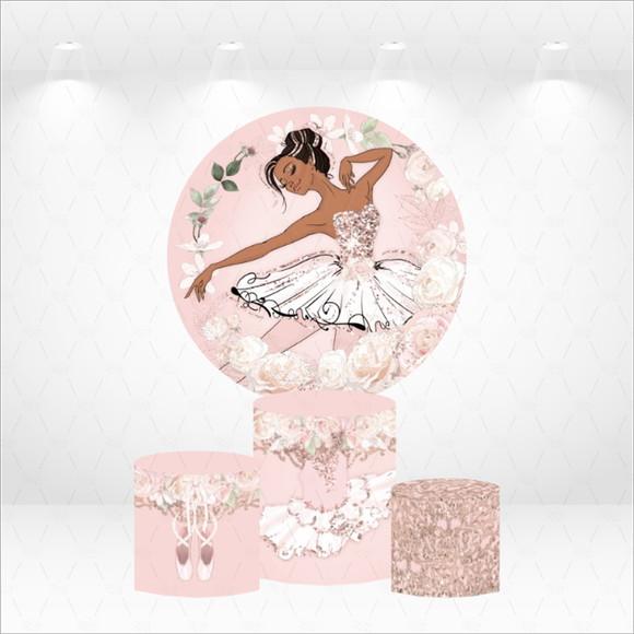 Painel Redondo + Kit de Capas de Cilindros Bailarina