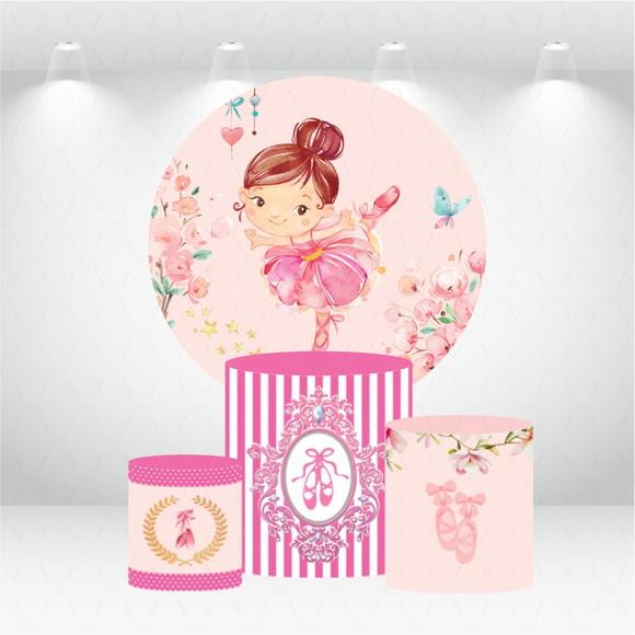 PAINEL REDONDO + KIT DE CAPAS DE CILINDROS BAILARINA