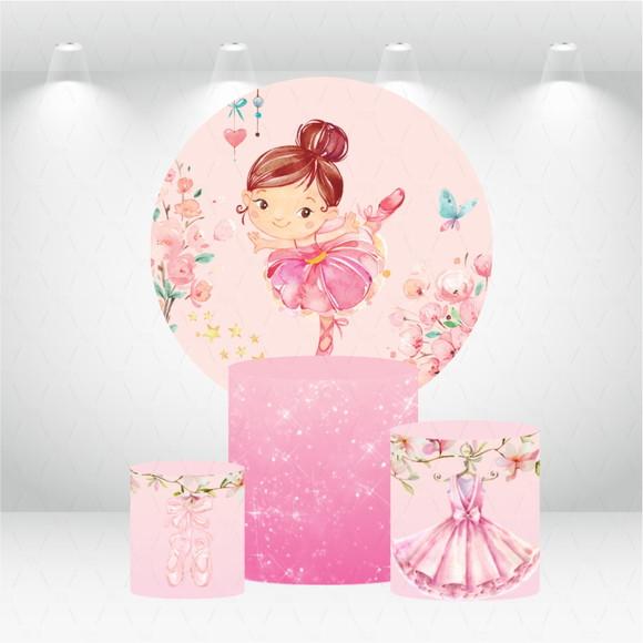 PAINEL REDONDO + KIT DE CAPAS DE CILINDROS BAILARINAS