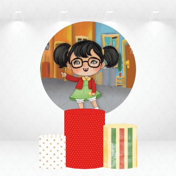 Painel Redondo + Kit de Capas de Cilindros Chiquinha