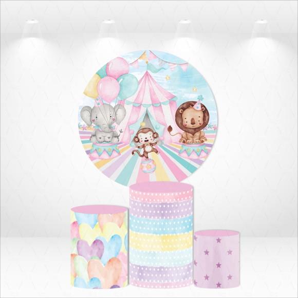 PAINEL REDONDO + KIT DE CAPAS DE CILINDROS CIRCO
