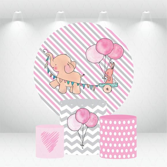 PAINEL REDONDO + KIT DE CAPAS DE CILINDROS ELEFANTE