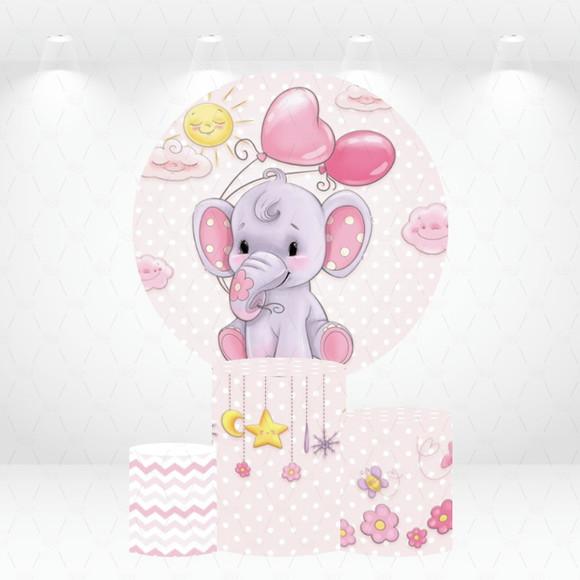 Painel Redondo + Kit de Capas de Cilindros Elefantinha