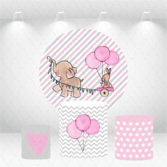 PAINEL REDONDO + KIT DE CAPAS DE CILINDROS ELEFANTE