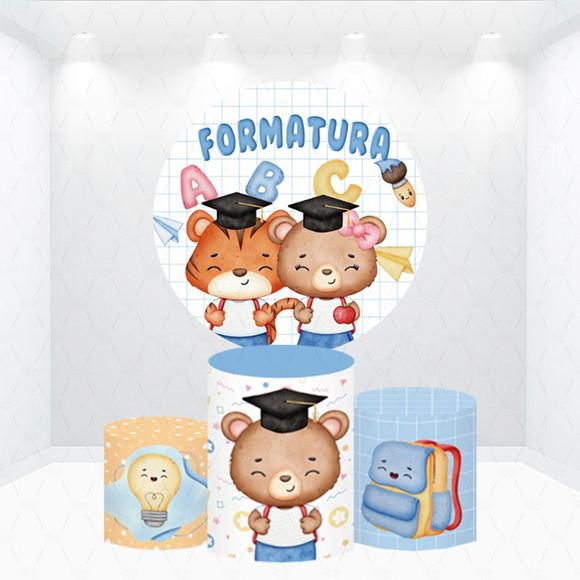 Painel Redondo + Kit de Capas de Cilindros Formatura