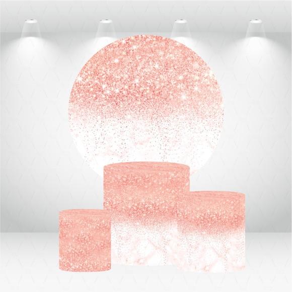 PAINEL REDONDO + KIT DE CAPAS DE CILINDROS GLITTER