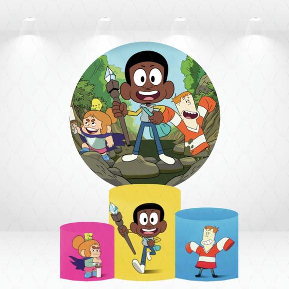 Painel Redondo + Kit de Capas de Cilindros Greg