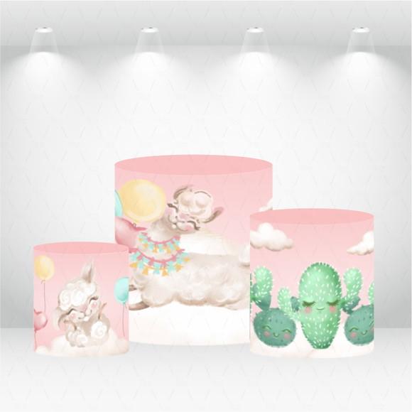 PAINEL REDONDO + KIT DE CAPAS DE CILINDROS LHAMA