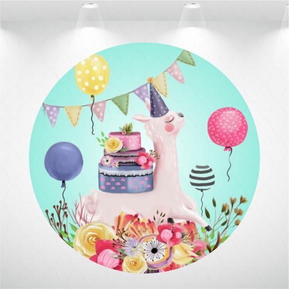 PAINEL REDONDO + KIT DE CAPAS DE CILINDROS LHAMA