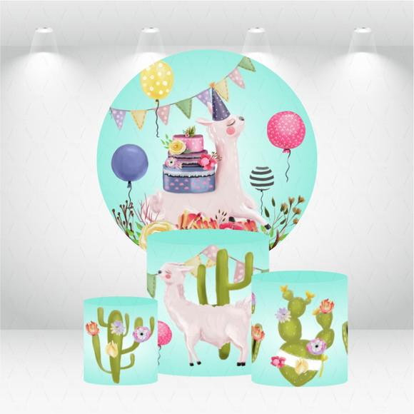 PAINEL REDONDO + KIT DE CAPAS DE CILINDROS LHAMA