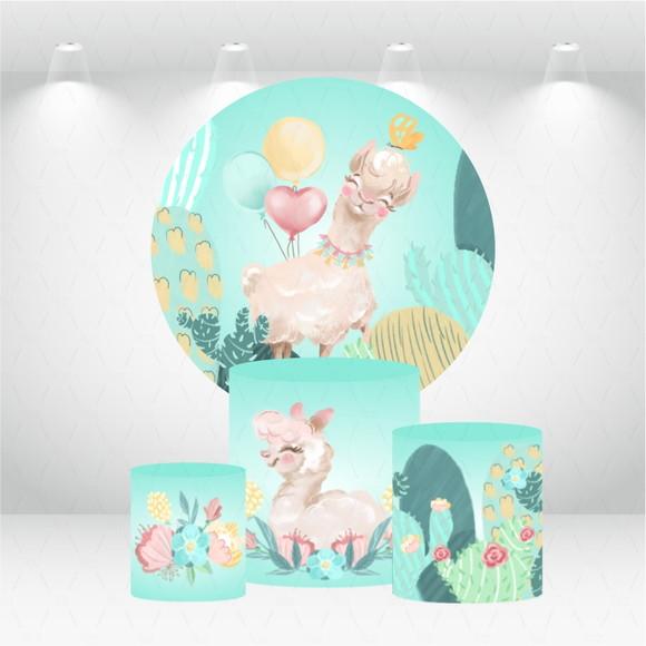 PAINEL REDONDO + KIT DE CAPAS DE CILINDROS LHAMA