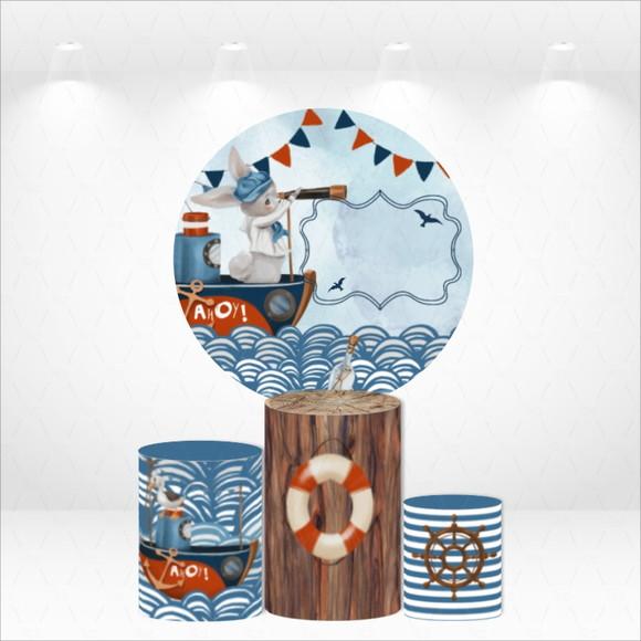 PAINEL REDONDO + KIT DE CAPAS DE CILINDROS MARINHEIRO