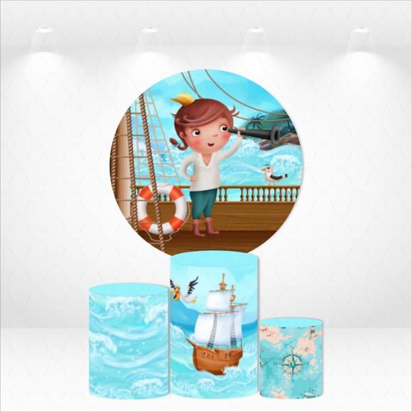 PAINEL REDONDO + KIT DE CAPAS DE CILINDROS MARINHEIRO
