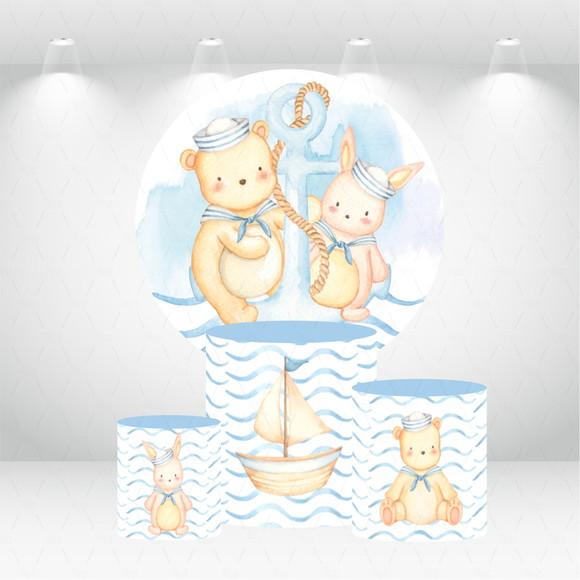 PAINEL REDONDO + KIT DE CAPAS DE CILINDROS MARINHEIRO