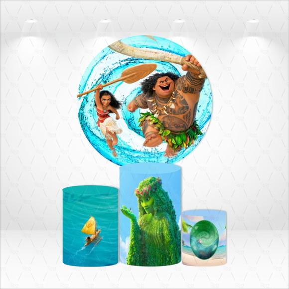 PAINEL REDONDO + KIT DE CAPAS DE CILINDROS MOANA