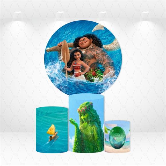 PAINEL REDONDO + KIT DE CAPAS DE CILINDROS MOANA