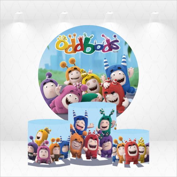 Painel Redondo + Kit de Capas de Cilindros Oddbolds