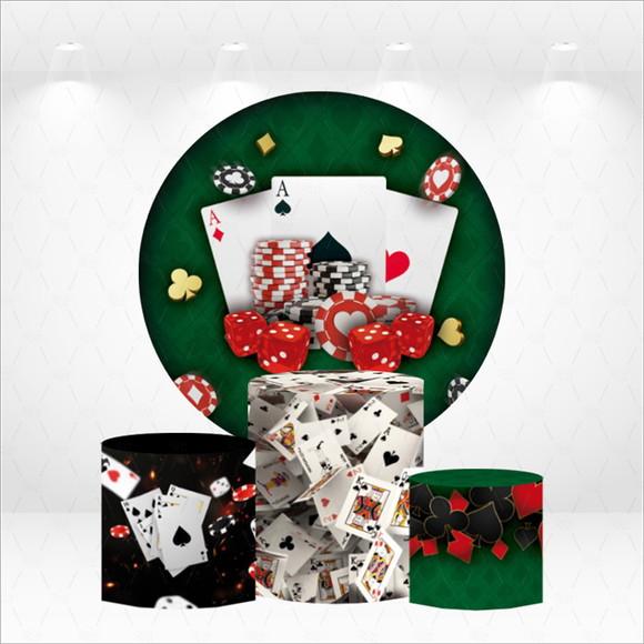 Painel Redondo + Kit de Capas de Cilindros Pocker