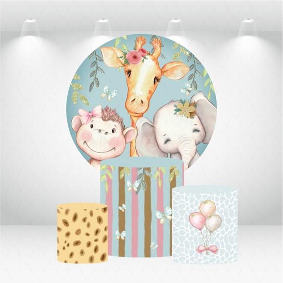 PAINEL REDONDO + KIT DE CAPAS DE CILINDROS SAFARI