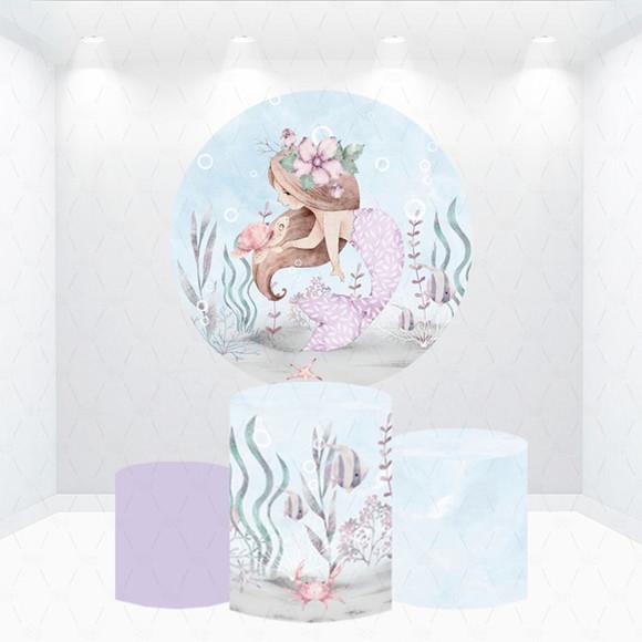 Painel Redondo + Kit de Capas de Cilindros Sereia