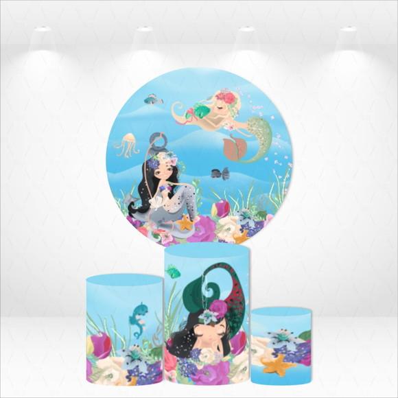 PAINEL REDONDO + KIT DE CAPAS DE CILINDROS SEREIA