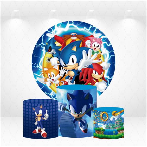 Painel Redondo + Kit de Capas de Cilindros Sonic