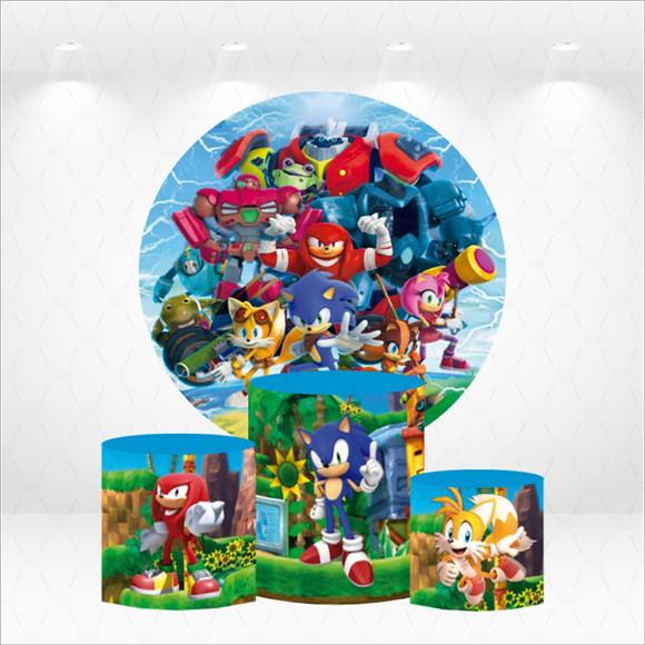 Painel Redondo + Kit de Capas de Cilindros Sonic