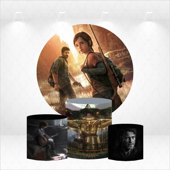 Painel Redondo + Kit de Capas de Cilindros The Last Of Us