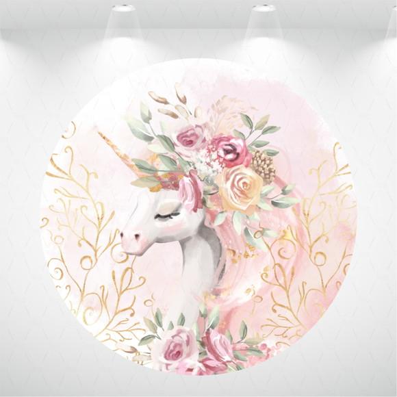 PAINEL REDONDO + KIT DE CAPAS DE CILINDROS UNICORNIO