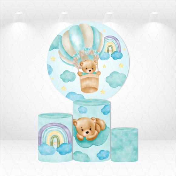 PAINEL REDONDO + KIT DE CAPAS DE CILINDROS URSO BALOEIRO