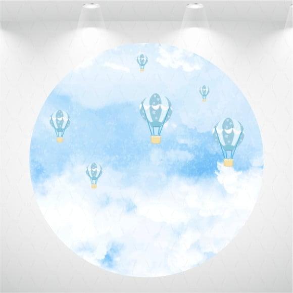 Painel Redondo + Kit de Capas de Cilindros Urso Baloeiro