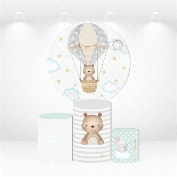 PAINEL REDONDO + KIT DE CAPAS DE CILINDROS URSO BALOEIRO