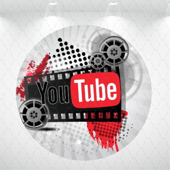 Painel Redondo + Kit De Capas De Cilindros Youtube
