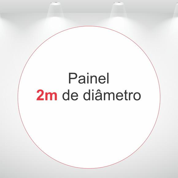 Painel Redondo 2m - Arte de Nosso Acervo