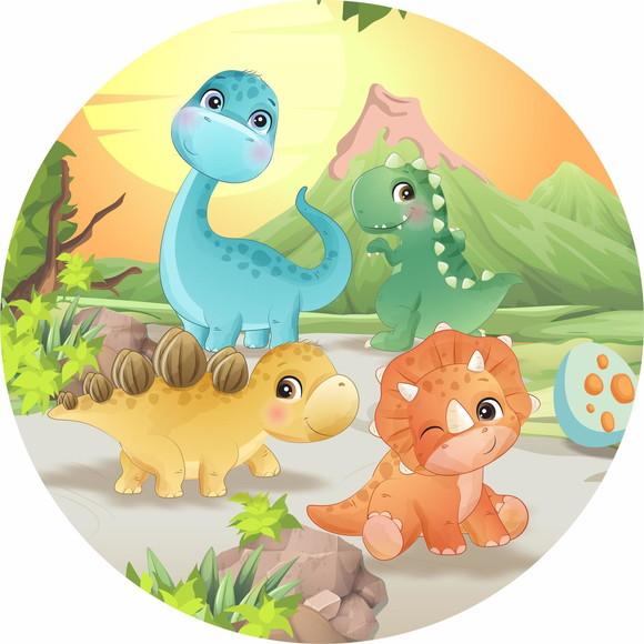 PAINEL REDONDO 1,8m + KIT DE CAPAS DE CILINDROS DINO
