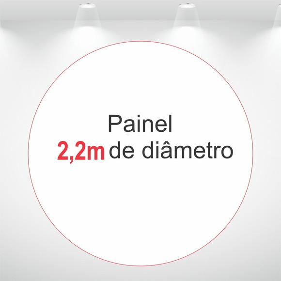 Painel Redondo 2,2m Personalizado