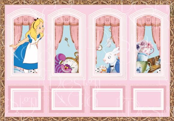Painel Retangular Alice 4m x 2,8m