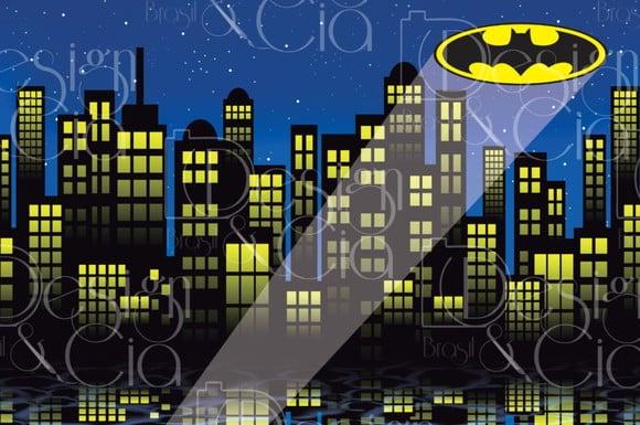 Painel Retangular Batman 3m x 2m